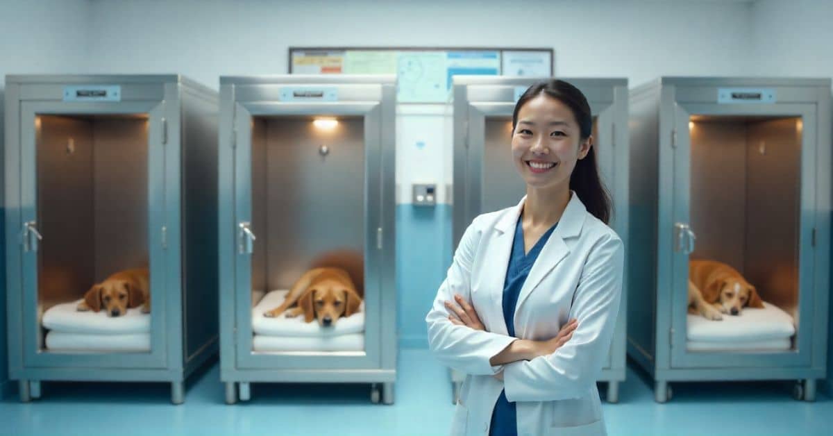 When a Veterinary Clinic Plans to Build Four Identical Dog Kennels