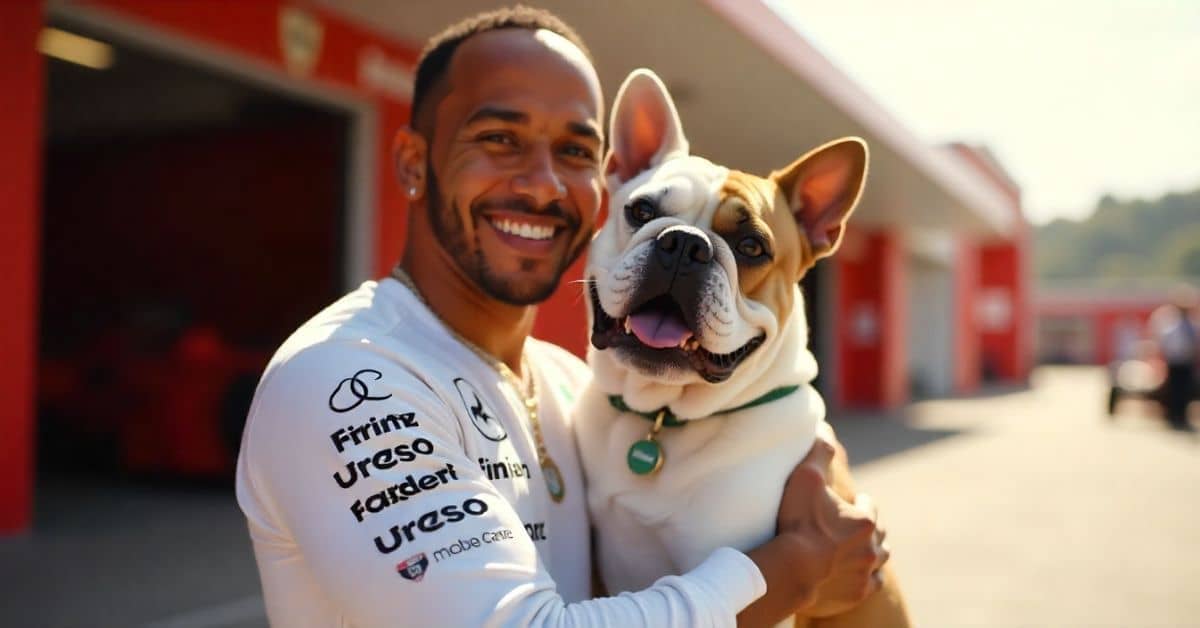 lewis hamilton dog